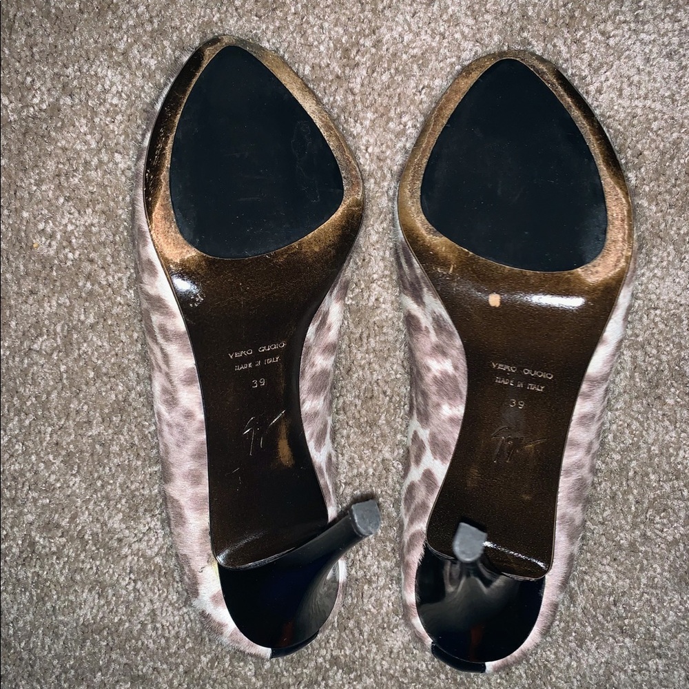 Giuseppe Zanottileopard Print Open Toe - image 8